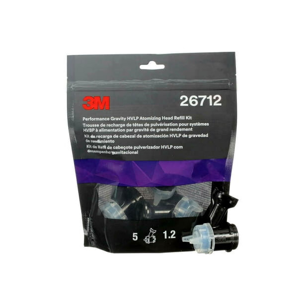 Kit de recarga: cabezal atomizador HVLP 3M Performance Gravity de 1,2 mm