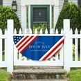 thumbnail image 6 of Darzheoy American Flag Patriotic Bunting USA Pleated Fan, 1.5X3 ft Large US Bunting Flags Half Fan 4th of July Decorations US Flag Banners Independence Day Memorial Day Outdoor Decor, 6 of 8
