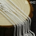 thumbnail image 5 of QQTDFG 5PCS 925Sterling Silver 2mm Flat Sideway Jewelry Accessories Chains Necklace-16", 5 of 8