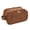 Brown, variant on Wrangler Western Travel Makeup Bag Portable Large Cosmetic Organizer with Handle, Cow-Brown