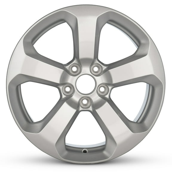 For 2017-2022 Jeep Compass 17 Inch Painted Silver Rim - OE Direct Replacement - Road Ready Car Wheel