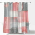 thumbnail image 4 of Abstract Art Shower Curtain - Grunge Modern Oil Painting Hippie Cool Art Fabric Bathroom Decor with Hooks Unique and Stylish Bath Curtain, 4 of 4
