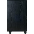thumbnail image 6 of Bowery Hill 5-Drawer Wide Door Contemporary Wood Storage Cabinet in Black, 6 of 11