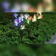 thumbnail image 4 of Outdoor Solar Garden Lamp IP65 Waterproof | LED Decorative Ground Stake Light | 7-Head Sequins Model | Auto Sensing | Polysilicon Solar Panel | Patio Courtyard Fence | 1 Pack, 4 of 9