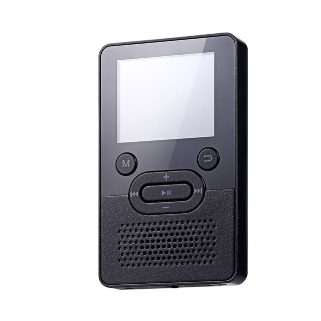 Reproductor de MP3 Tarjeta Bluetooth compatible Audio AMV MP4 JPG JPEG BMP GIF Radio Registro de voz Podómetro Deporte Reproductores de música Negro 8G 3.5mm TF Eigraketly EL023067-08B