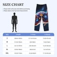 thumbnail image 4 of Picia Colorful Star River Squirrel Mens Soft Woven Cotton Elastic Waistband Sleep Pajama Pant Lounge Sleep Pant With Pockets And Drawstring-Large, 4 of 9