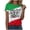 Deep Red Short Sleeve, variant on DORKASM Usa Soccer Jersey for Women Crew Neck Soccer Ball Graphic Summer T Shirt Short Sleeve Fashion Football 2026 Shirt Spain Brazil Argentina France Germany Portugal Dark Green L