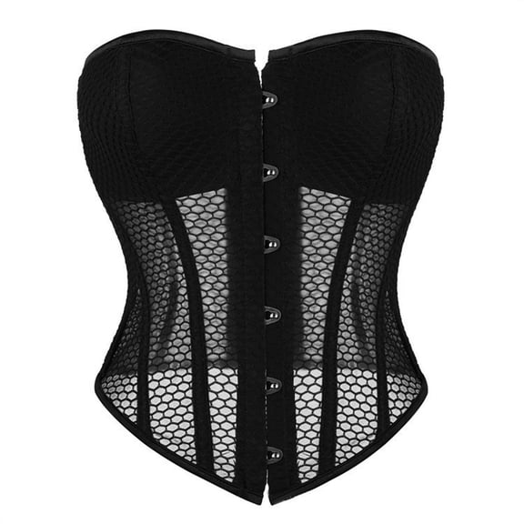 Women's Mesh Corset Top Halloween Costumes Woman Victorian Vampire Costume Women Corset Gothic Corsets For Themed Gatherings