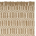 thumbnail image 5 of SAFAVIEH Natural Fiber Jakov Geometric Jute Runner Rug, Natural/Ivory, 2'3" x 6', 5 of 7