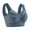 Blue, variant on Correcting Bras for Seniors Women, Ice Silk Push Up Lysine Charm Gathering Bra Plus Size Wireless Zen Chic Bras Khaki