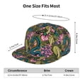 thumbnail image 5 of Goofa Snake And Flower Printed Men's Baseball Cap,Straight Brim Hat,Golf Dad Hat,Versatile Style,Sun Protection Cap,Travel Hat, 5 of 9