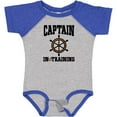 thumbnail image 3 of Inktastic Captain in Training Boys or Girls Baby Bodysuit, 3 of 5