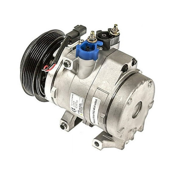 A/C Compressor with 4.75 Inch Clutch - RS20 - 6-Groove - Compatible with 2011 - 2016 Ford F-250 Super Duty 6.2L V8 2012 2013 2014 2015