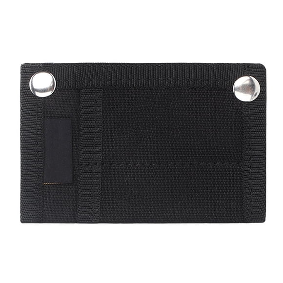 Bolsa EDC portátil, ligera, compacta, plegable, estuche para tarjetas de almacenamiento, bolsa EDC para transporte diario, color negro