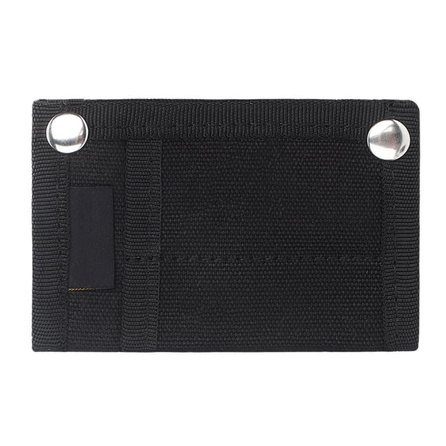 Bolsa EDC portátil, ligera, compacta, plegable, estuche para tarjetas de almacenamiento, bolsa EDC para transporte diario, color negro