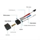 thumbnail image 2 of Kit de Extremo Caliente de 24 V y 60 W, Calentador de Garganta con Termistor para Extrusor KP3S V1, Kit de Extremo Caliente, Boquilla de Latón de 0,4 mm, 2 of 5