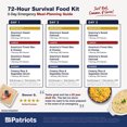4Patriots Emergency Food Supply 72Hour Survival Kit Freeze Dried