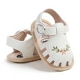 thumbnail image 5 of Huanglei Baby Sandals For Infants Soft Sole Breathable Summer Casual Shoes With Floral Embroidery For Boys And Girls 0 18 Months, 5 of 5