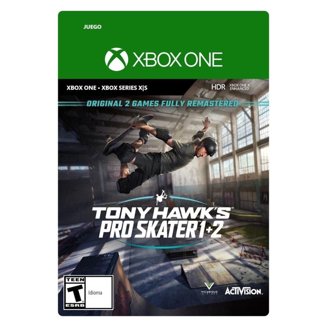 Tony Hawk's Pro Skater 1 y 2 Standard Edition Xbox Series X & Xbox One Código Descargable