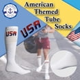 thumbnail image 6 of Yacht & Smith USA Pride Wholesale Cotton Socks For Men Woman Children, American Themed Socks (Mens (10-13) Tube,60), 6 of 6