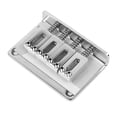 thumbnail image 4 of Guitare Électrique Chevalet 4 Cordes Métal Fixe Hardtail Selle Instruments de Musique Accessoires avec Ensemble d'Outils GA904 Argent, 4 of 14