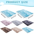 thumbnail image 3 of Shag Area Rug for Living Room Bedroom,Tie-Dyed Dusty Pink High Pile Soft Plush Shaggy Furry Bedside Playroom Dorm Carpet,Non-Slip,Non-Shedding Modern Indoor Floor Rug,5'x 3'(L), 3 of 9
