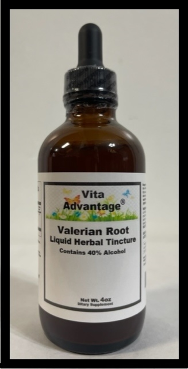 Valerian (Valeriana officinalis) Tincture, Organic Dried Root Liquid