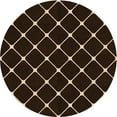 thumbnail image 1 of Ahgly Company Tapis d'Intérieur Lavable en Machine Carré Transitionnel Rouge Brun, 3 Pieds Carré, 1 of 7