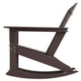 thumbnail image 5 of Afuera Living Modern Outdoor Poly Plastic Adirondack Rocking Chair, 5 of 7