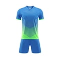 thumbnail image 7 of Piuwrlz Kids Sets Boys Short Outfit Sets Summer Crew Neck T-Shirt and Shorts Set Light Blue Size 3XS, 7 of 7