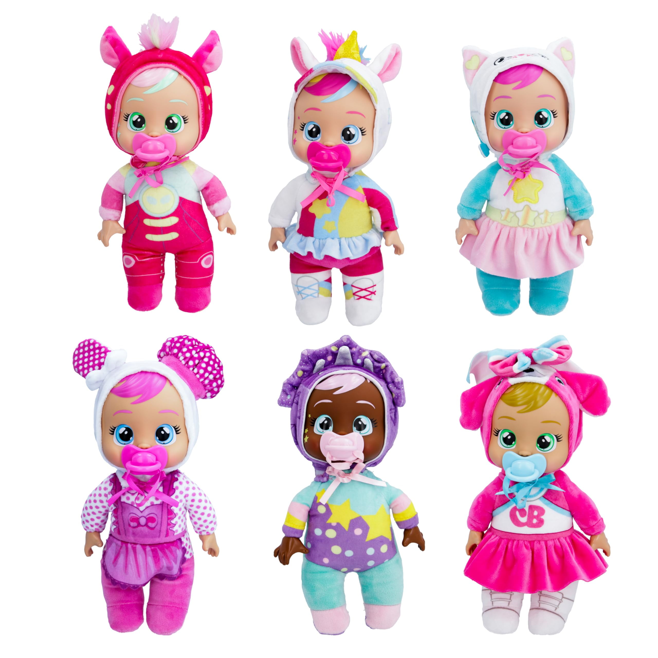 Cry Babies Tiny Cuddles Talents Dreamy, Dressed Up As a Roller Skater and Cries Real Tears, 9 inch Baby Doll