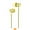 yellow, variant on 20pcs In-Ear Earphone Metal Heavy Bass Sound Quality Music Headset Noise Reduction Sport Earbuds