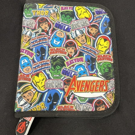 Avengers Face Heroes Zipper Pencil Case