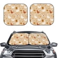 thumbnail image 2 of Fotbe Autumn and Thanksgiving Juego de 2 Piezas de Parasoles para Parabrisas | Bloqueador Solar para Auto | Accesorios Plegables para Protección Solar Interior-Large, 2 of 6