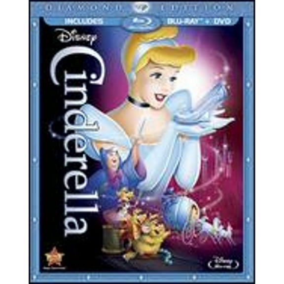 Pre-Owned Cinderella [Diamond Edition] [2 Discs] [Blu-ray/DVD] (Blu-Ray 0786936814057) directed by Clyde Geronimi, Hamilton Luske, Wilfred Jackson