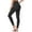 Black, variant on Brondbend Tall Yoga Pants for Women Long Womens Legging Elastic High Waisted Belly Control Workout Trousers Pocket Solid Color Trendy Tights Slim Fit Going out Climb Jogger Army Green