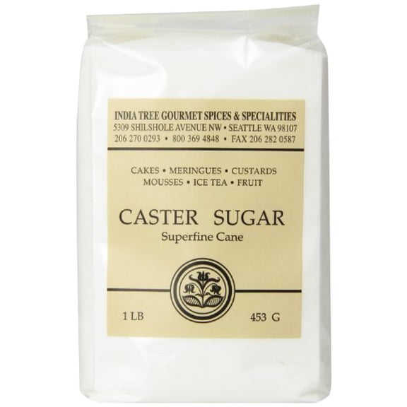 India Tree Gourmet Spices & Specialties Caster Sugar , 16 Oz
