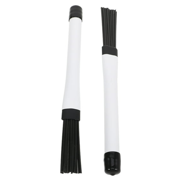 FRCOLOR 1 Pair Nylon Drum Brushes For Drumming Snare Drum Brushes For Practice And Performances Stylish Drumming Accessory For Musicians