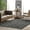 Jinny Dark Grey, variant on nuLOOM Jinny Moroccan Wool Tasseled Area Rug, 3' x 5', Jinny Dark Grey