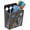 Black-1 Pack, variant on Magnetic Pen Holder, Mesh Metal Strong Magnet Dry Erase Marker Holder Pencil Organizer Small Items Basket for Refrigerator, Whiteboard, Locker Accessories-Black