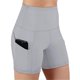 thumbnail image 3 of S-5XL Women's High Waisted Bike Shorts With 2 Side Pockets Workout Running Yoga Shorts For Yoga Exercise Fitness, 3 of 4