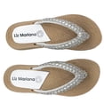 thumbnail image 4 of Sandalias para Mujer Liz Mariana 02 plateado 22.5, 4 of 4