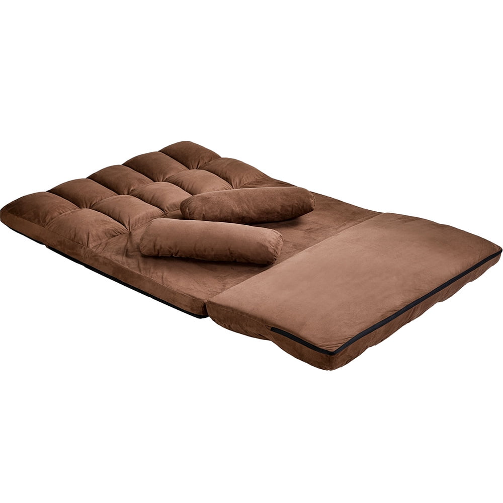 Resenkos Adjustable Lounge Sofa with 2 Pillows, Double Floor Couch Chaise Resenkos Adjustable Lounge Sofa with 2 Pillows, Double Floor Couch Chaise