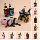 thumbnail image 2 of Dispensador de bolsas para excrementos de perro, colgante, accesorio portátil para pasear perros, soporte para bolsas de basura, bonito organizador de bolsas de basura con cremallera, suministros para, 2 of 5