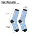 thumbnail image 2 of Honeii French Bulldog Head Print Children's Colorful Socks,Unisex Kids and Toddlers' Cushioned Sock,Kids Athletic Crew Socks,for Everyday Wear and Sports, 2 of 5