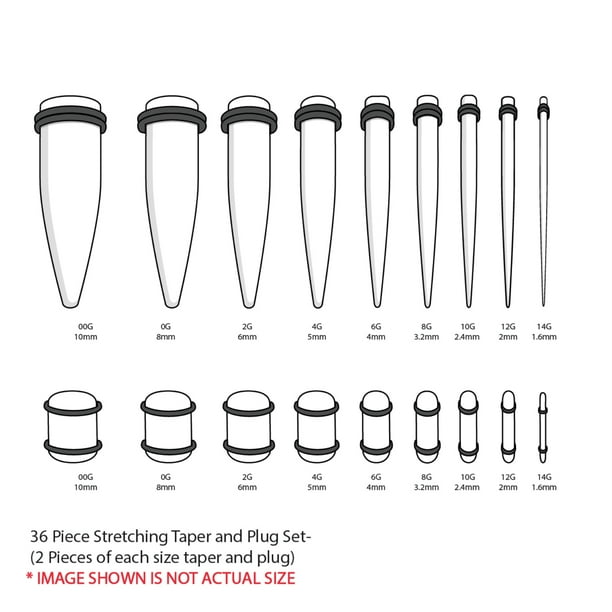 Piercing taper shop kit