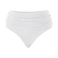 thumbnail image 6 of WREESH Womens Swimsuit Bottoms High Waisted Bikini Bottoms Tie Side Tummy Control Bathing Suit Bottom Solid Color Swimwear, 6 of 6