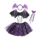 thumbnail image 3 of Conjunto de disfraz de Halloween, traje, diadema, tocado para niñas, falda de tutú y Violeta, 3 of 9