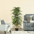 thumbnail image 2 of HOMCOM 5FT Artificial Ficus Tree for Indoor Decoration, 2 of 10