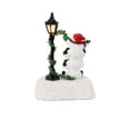 thumbnail image 6 of FG Square Snowman Stack Streetlamp Accessories Figurines | Christmas Village House Collection for Christmas Decorations and Gift | Multicolor with LED Lights, 6 of 6